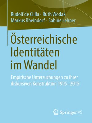 cover image of Österreichische Identitäten im Wandel